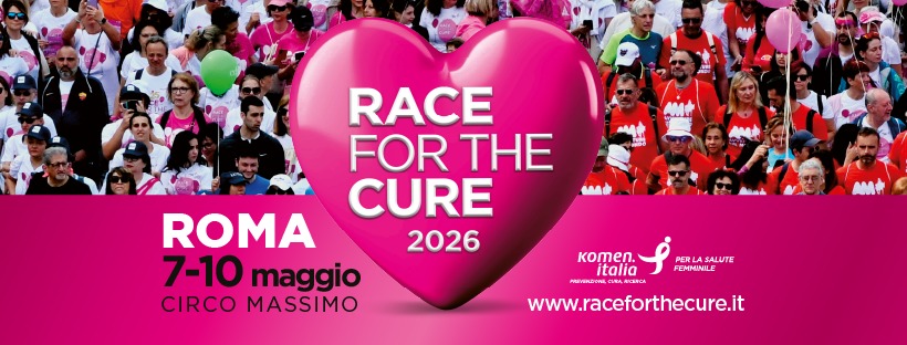A maggio torna la Race for the Cure, storica manifestazione di Susan G. Komen. Parco Archeologico dell'Appia Antica